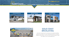 Desktop Screenshot of goldcoastbricklaying.com